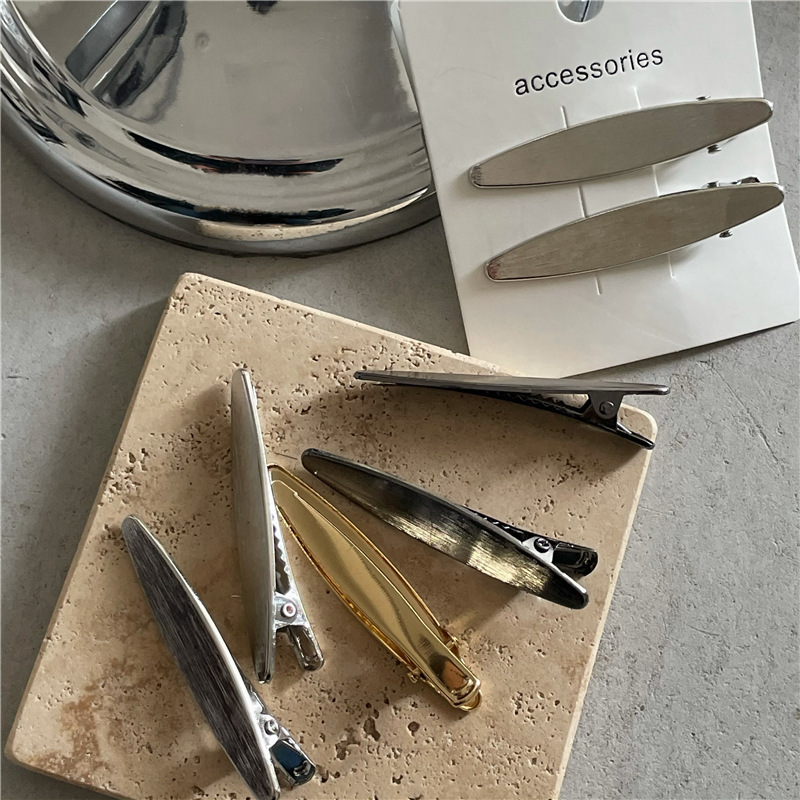 《4504》韓國INS風拔絲金屬風髮飾