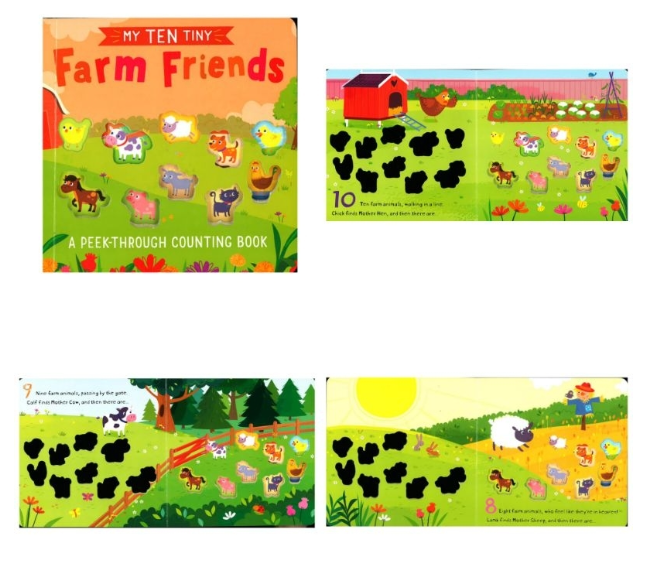 My Ten Tiny : Farm Friends (A Peek-Through Counting Book)