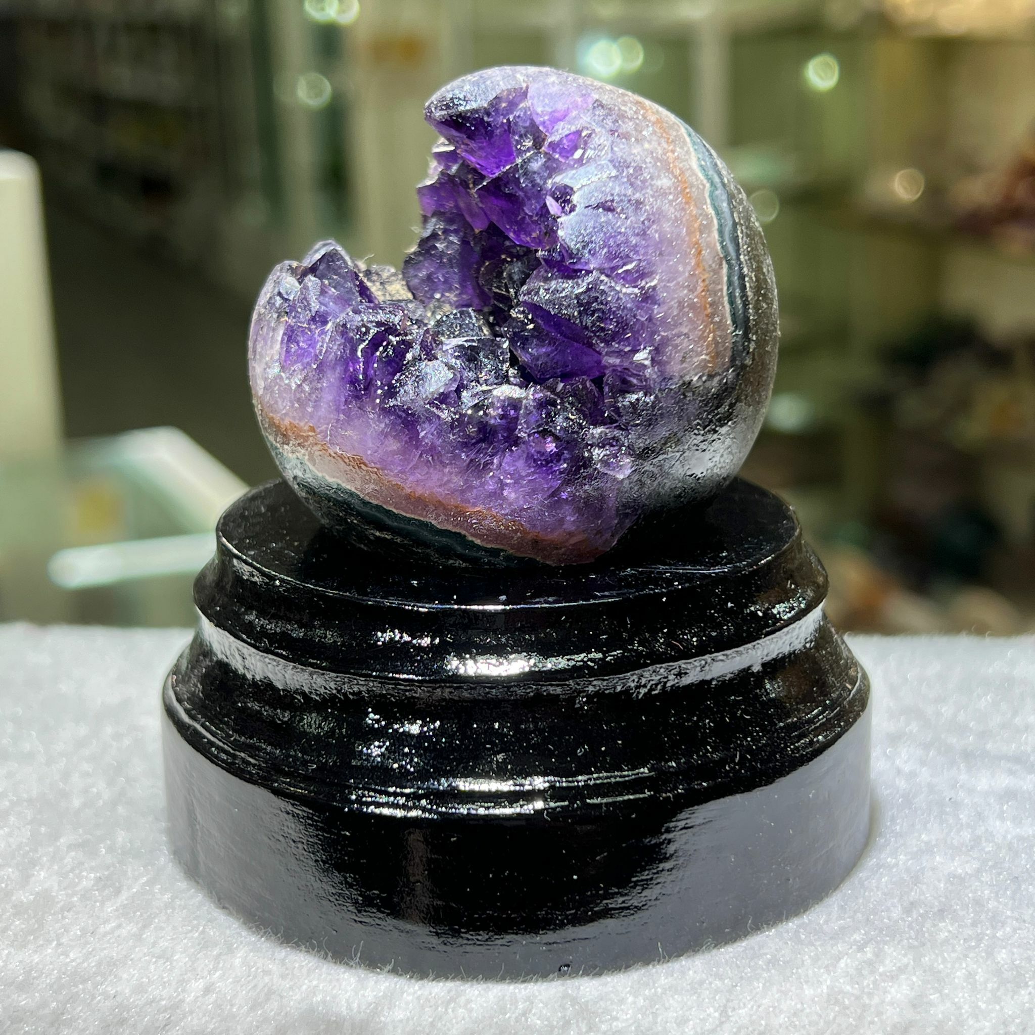 紫晶開口笑 5.6cm+/-