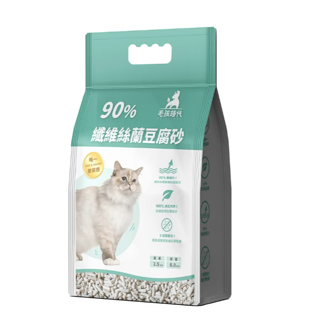 毛孩時代 90%纖維絲蘭豆腐砂