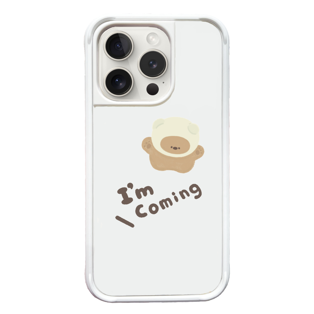 MagSafe 感應式卡槽防摔殼_For iPhone（帽帽熊來了）