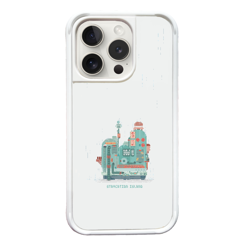 MagSafe 感應式卡槽防摔殼_For iPhone（staycation island）