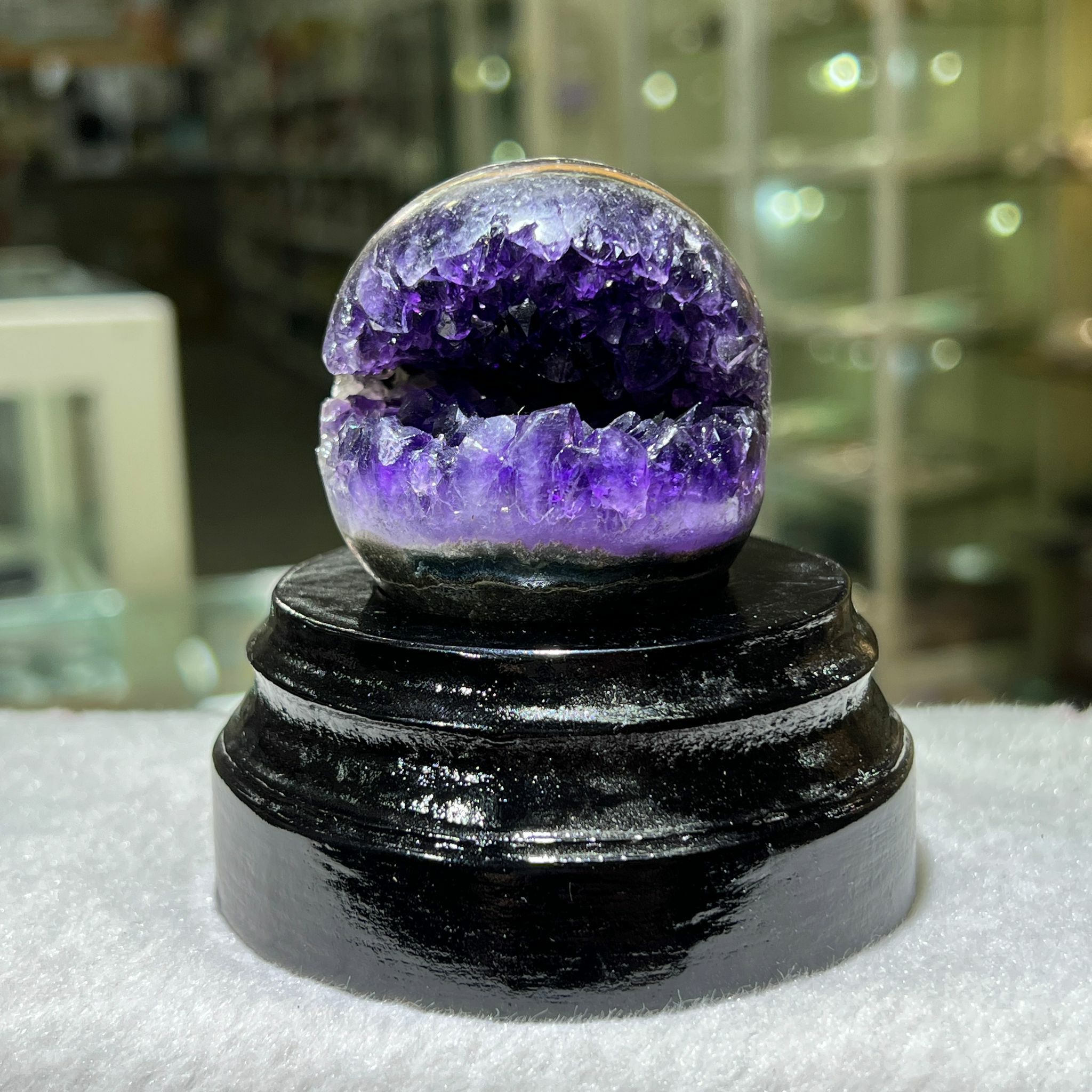 紫晶開口笑 5.2cm+/-