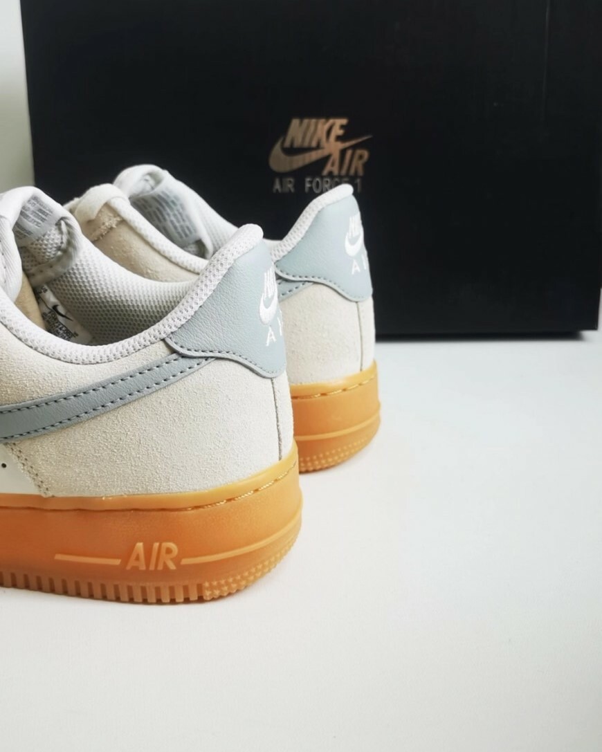 KTQ STORE ‧ Nike Air Force 1 LV8 ESS+ 霧藍米灰 焦糖底 FQ8714-002