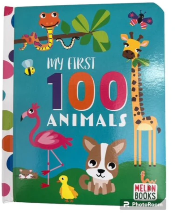 My first 100 animals (boardbook)