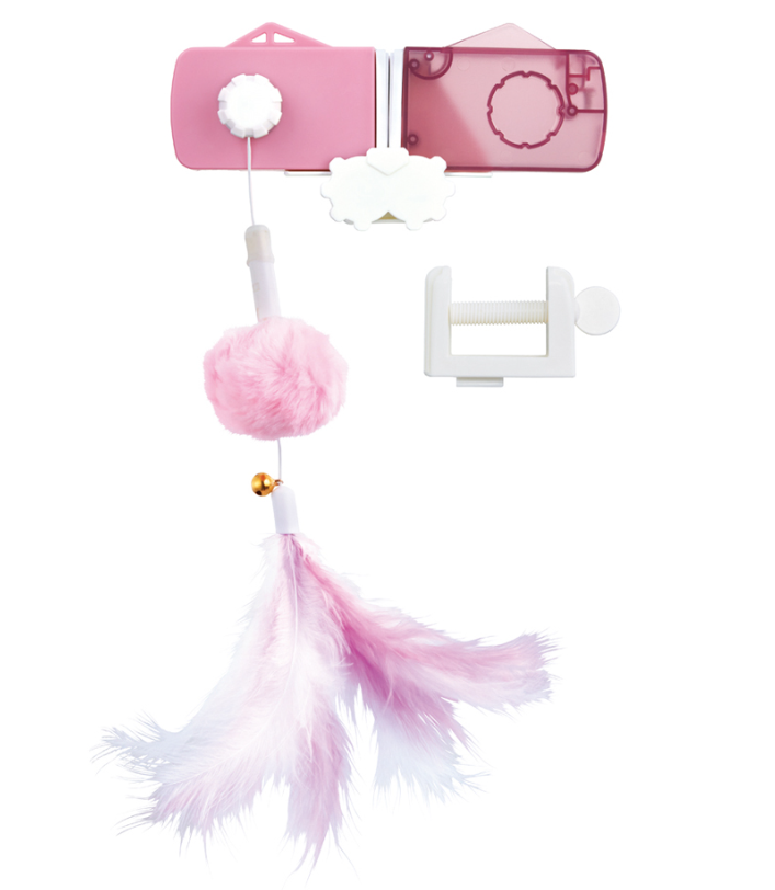 Nyanta Club 電動羽毛貓棒及投食玩具