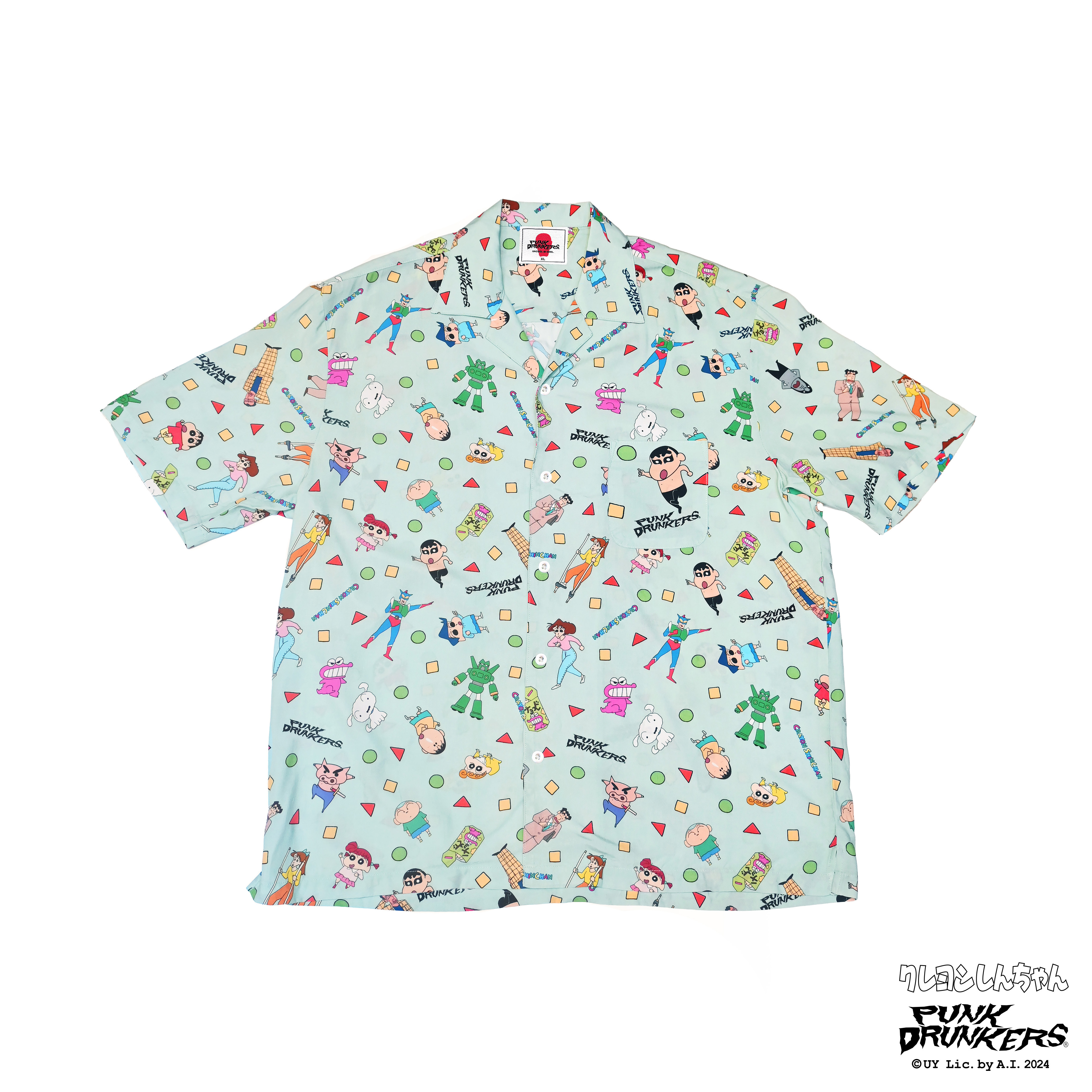 Punk Drunkers x Crayon Shinchan - Aloha Shirt