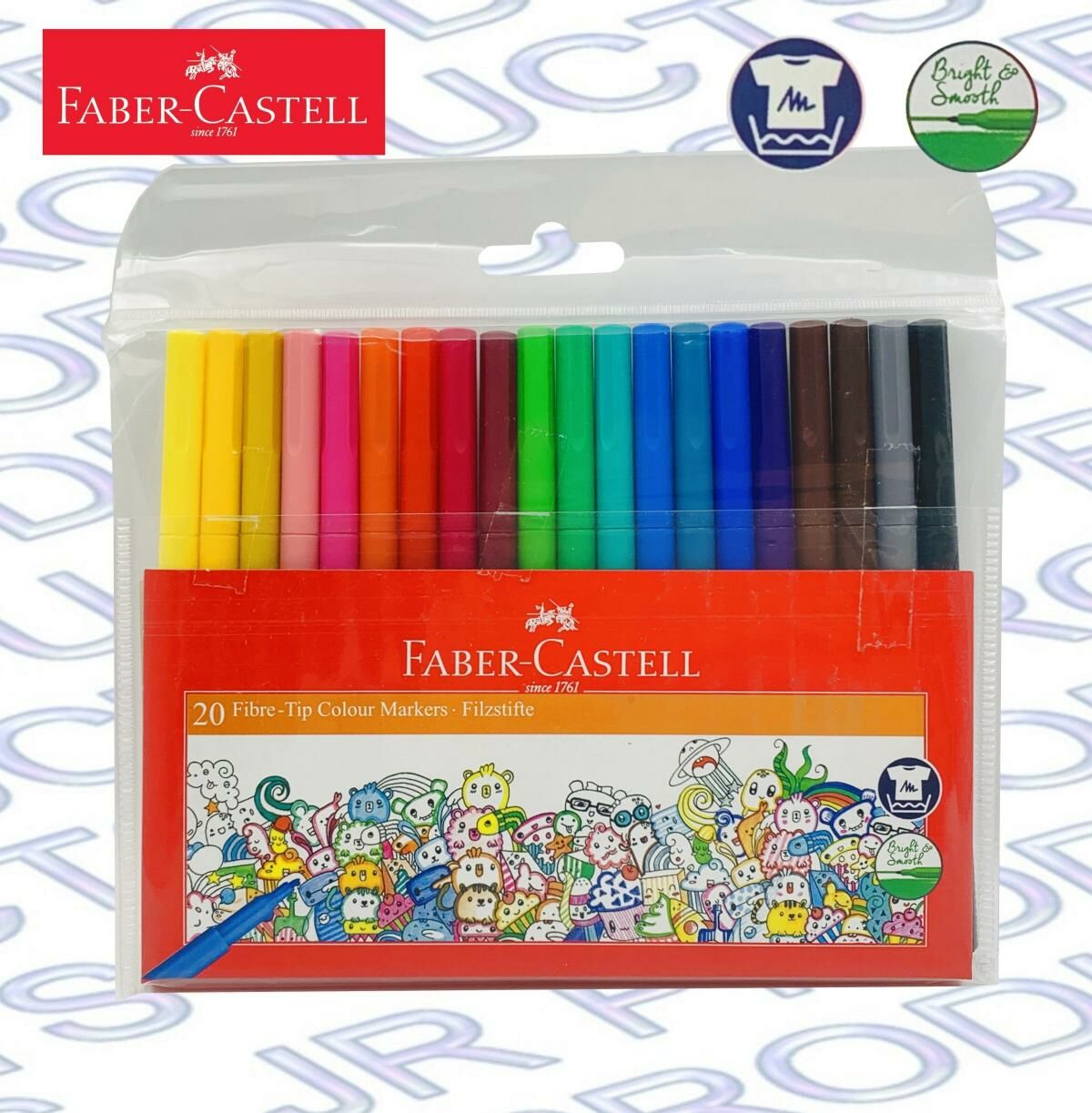輝栢嘉 - 德國FABER 水性顏色筆 20色, #155420《香港行貨》