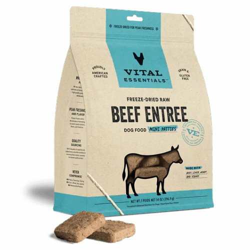 Vital Essentials 牛肉凍乾肉餅犬主糧