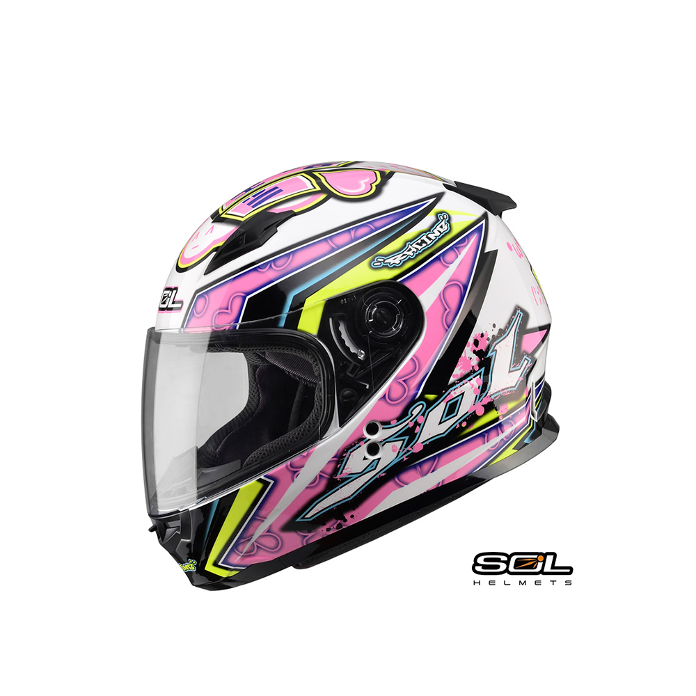 SOL SF-2 小帽體 HELLO 全罩安全帽