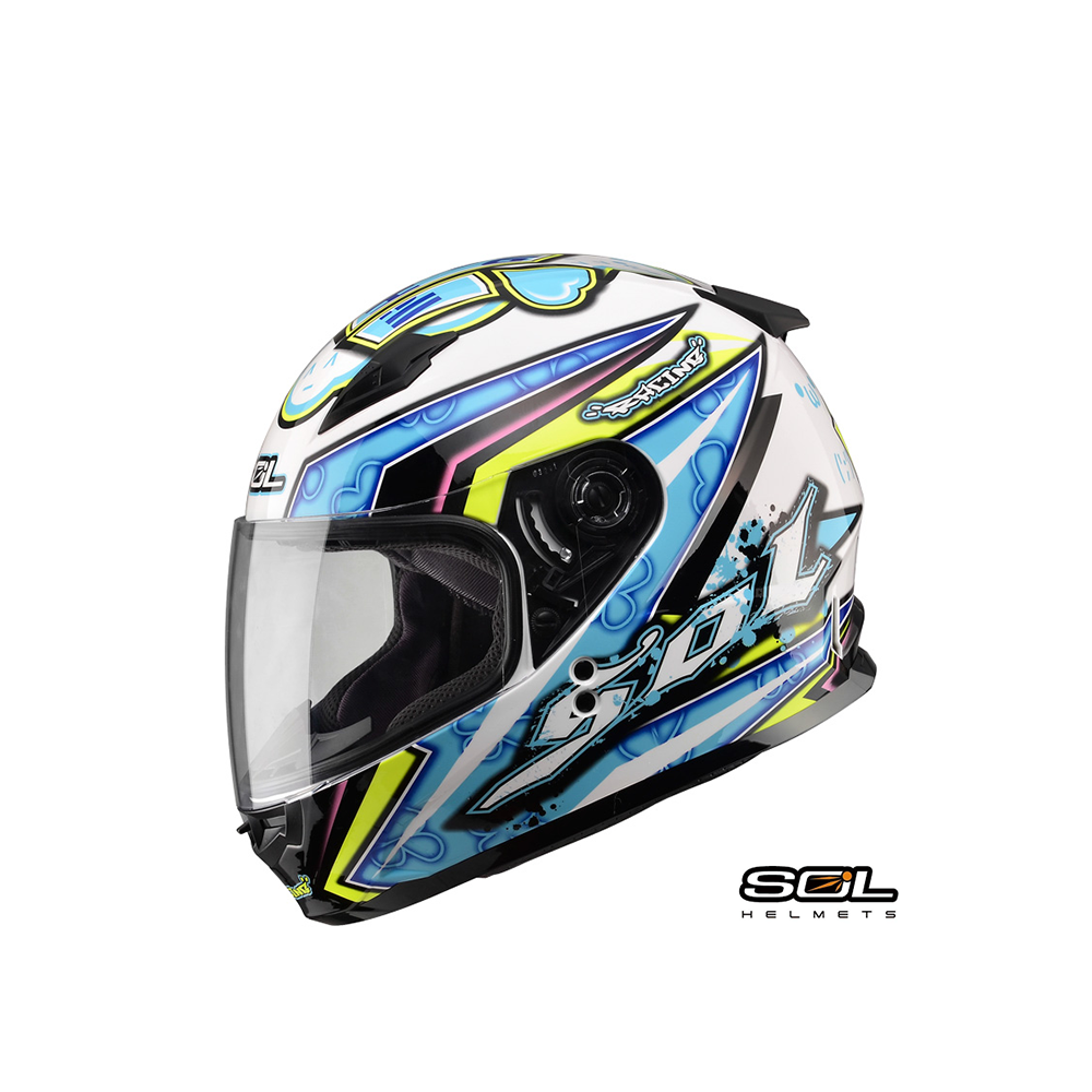 SOL SF-2 小帽體 HELLO 全罩安全帽