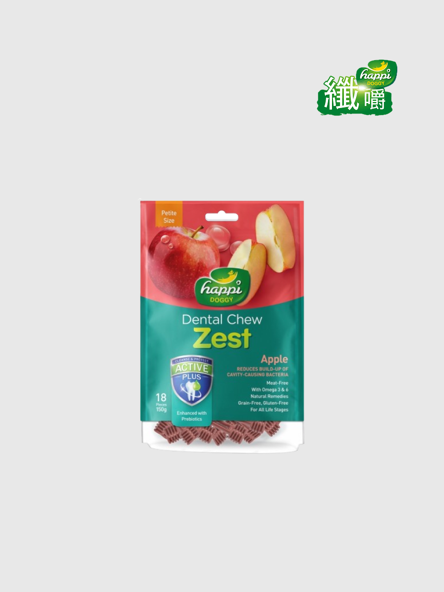 【纖嚼 Happi Skippi】無穀健齒棒 水果系列 蘋果S號