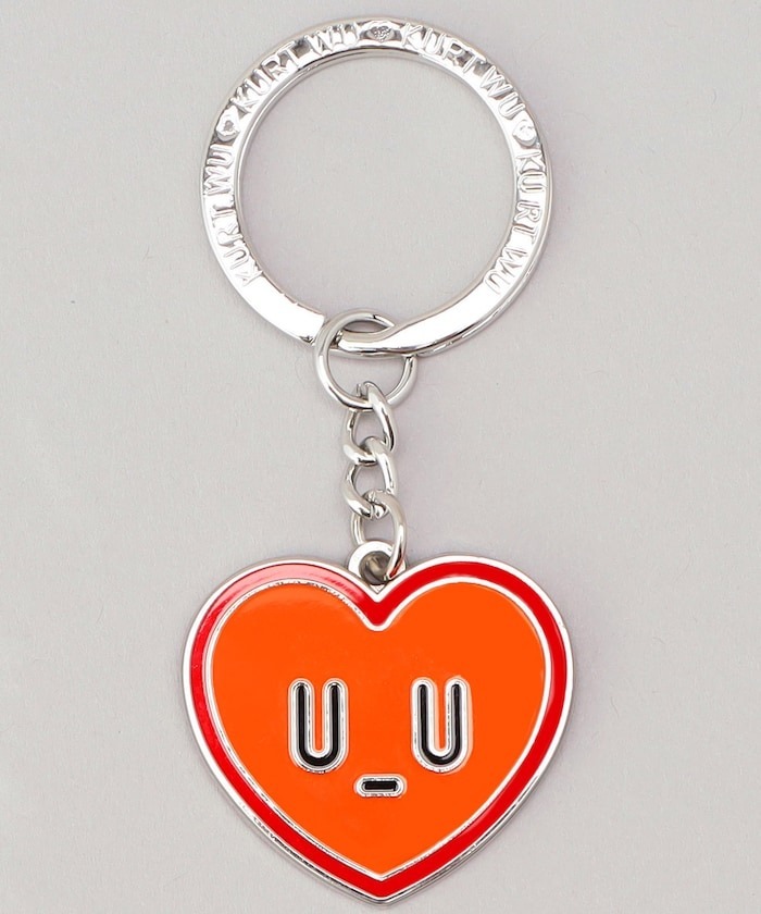 【現貨】freak’s store kurt wu Heart Logo Keychain 金屬愛心鑰匙圈