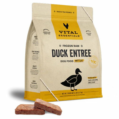 Vital Essentials 鴨肉 凍乾迷你肉餅犬主糧