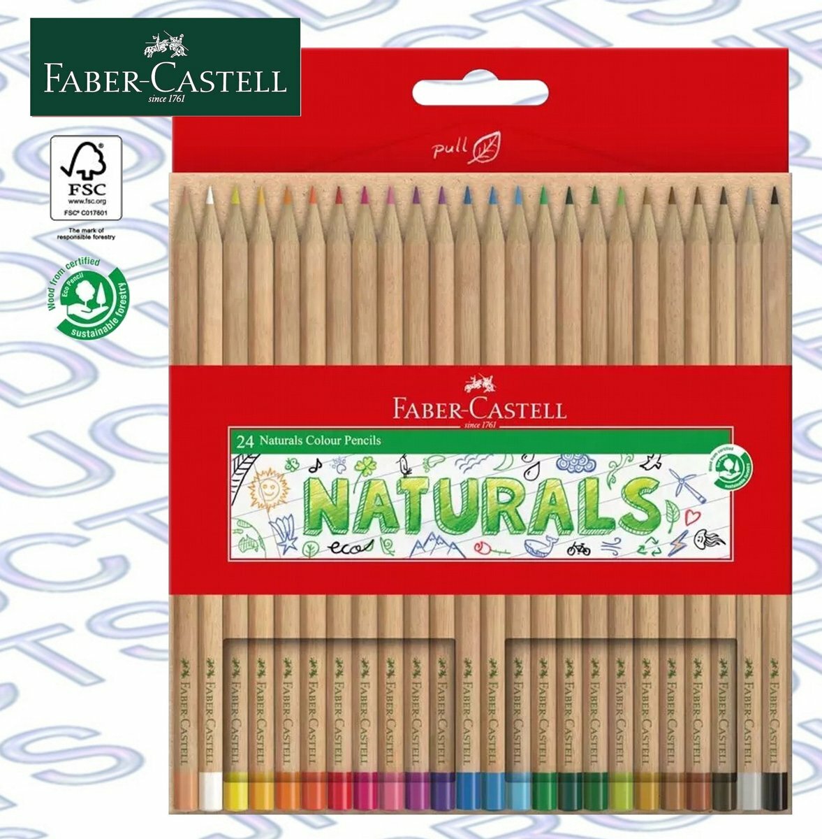 輝栢嘉 - 德國FABER環保彩色鉛筆 24色 #115024《香港行貨》