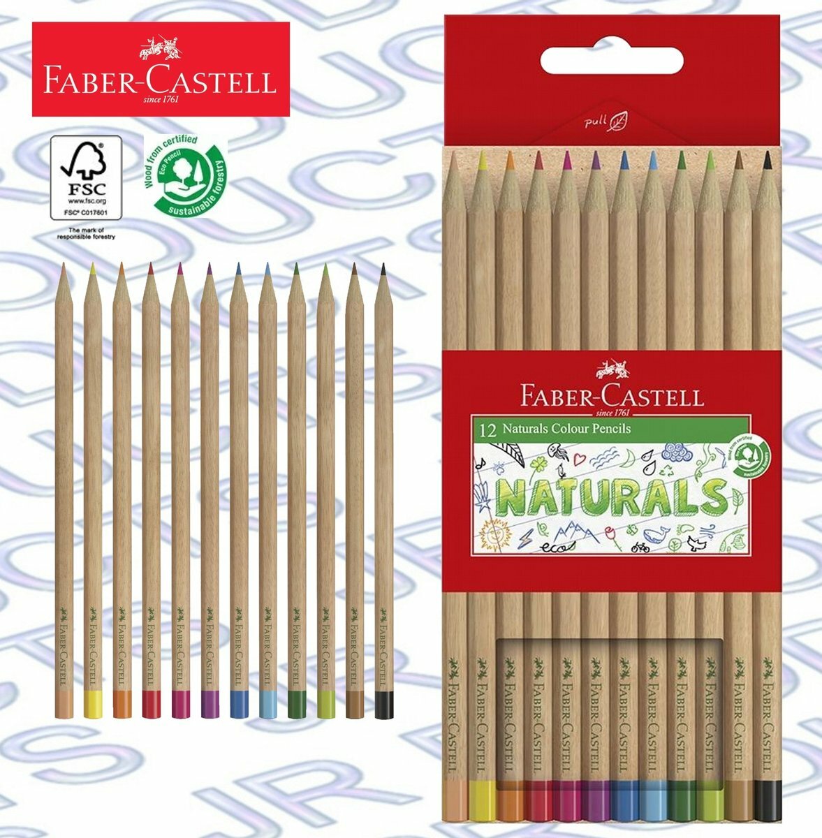 輝栢嘉 - 德國FABER環保彩色鉛筆 12色 #115012《香港行貨》