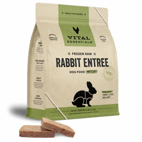 Vital Essentials 兔肉 凍乾迷你肉餅犬主糧