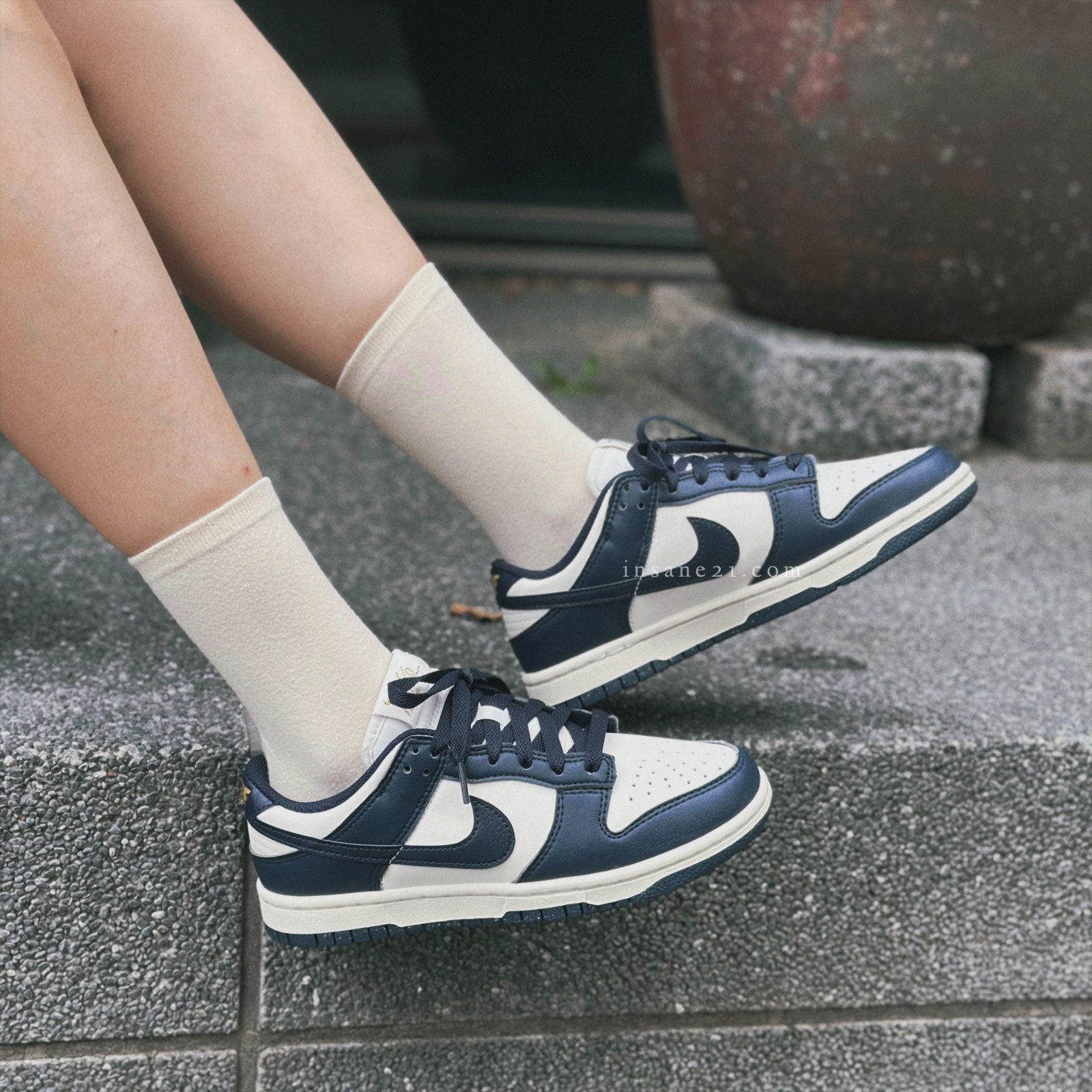 NIKE DUNK LOW NEXT NATURE 復古藏藍 休閒 運動 女鞋 情侶 FZ6770-001