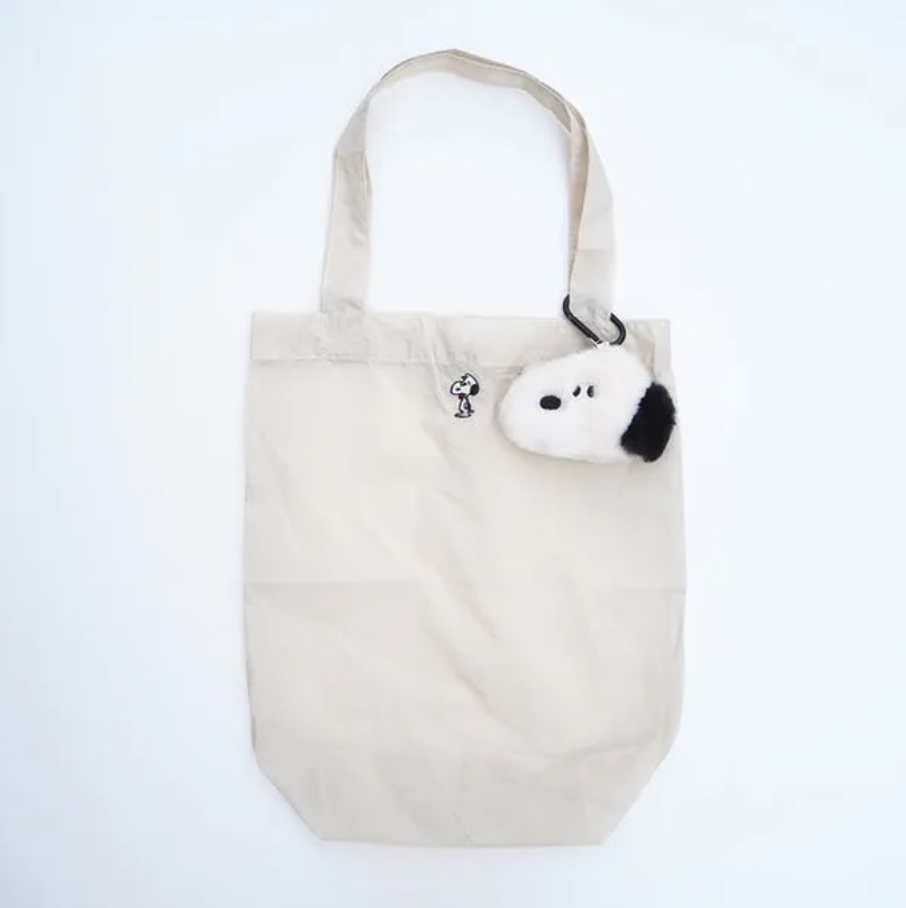 【APAIR】預購 Peanuts 史努比 收納折疊購物袋 吊飾 鑰匙圈 查理布朗 糊塗史塔克 酷哥喬