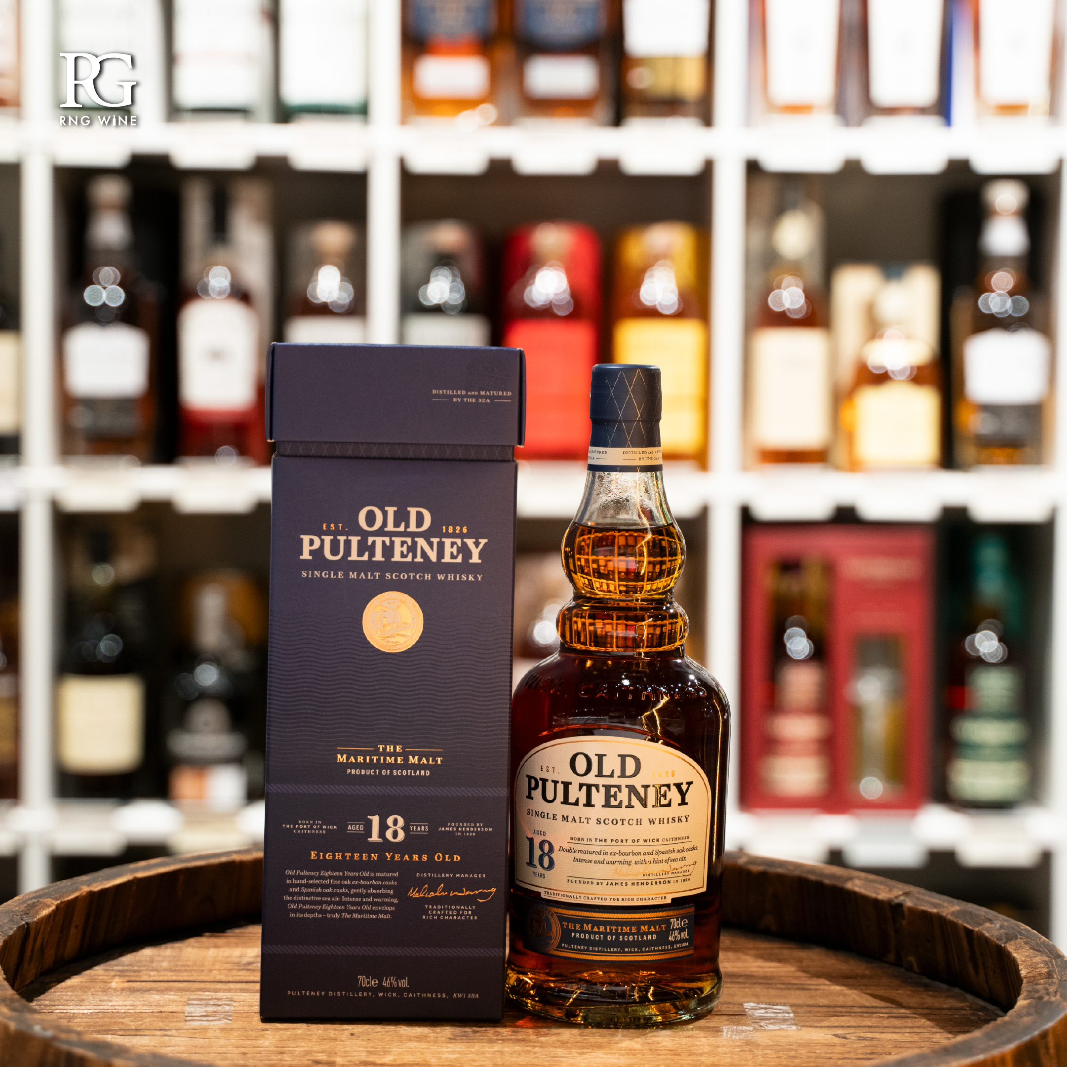 OLD PULTENEY 18年 700ml Old Pulteney 18 Year Old - The Whisky Shop - San Francisco
