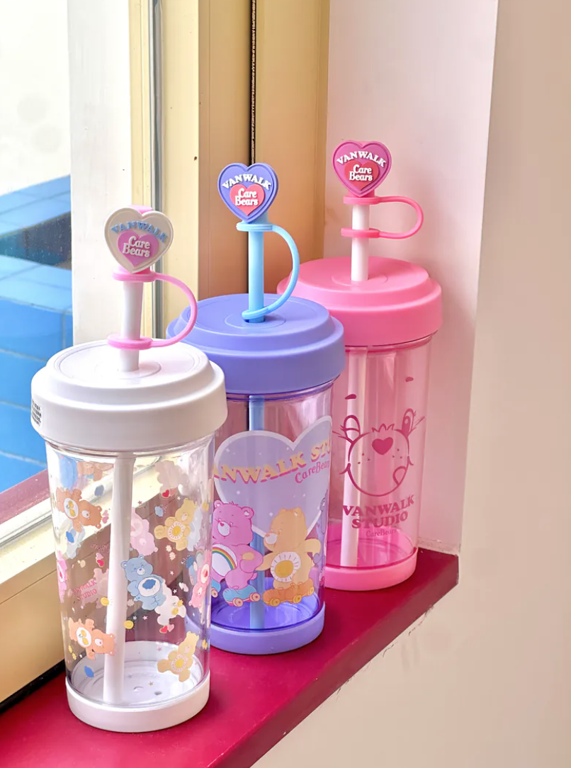 【APAIR】預購 CARE BEARS X VANWALK 聯名款 水杯 吸管杯 彩虹熊 愛心小熊