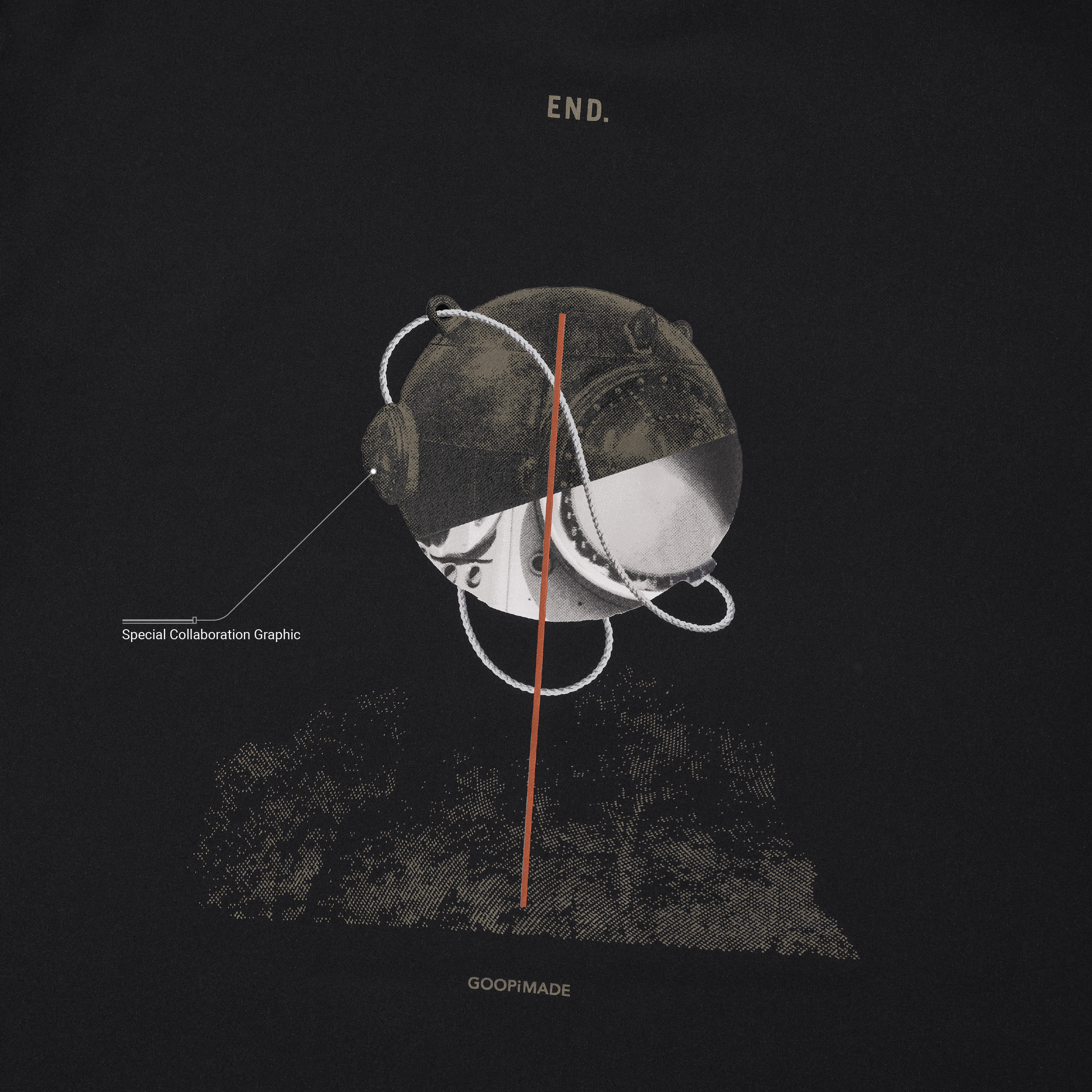 T2-END.93 - “Loch Ness” Graphic Tee - Black