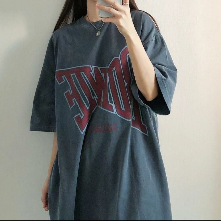 OverSize英文字短袖Tee T5492