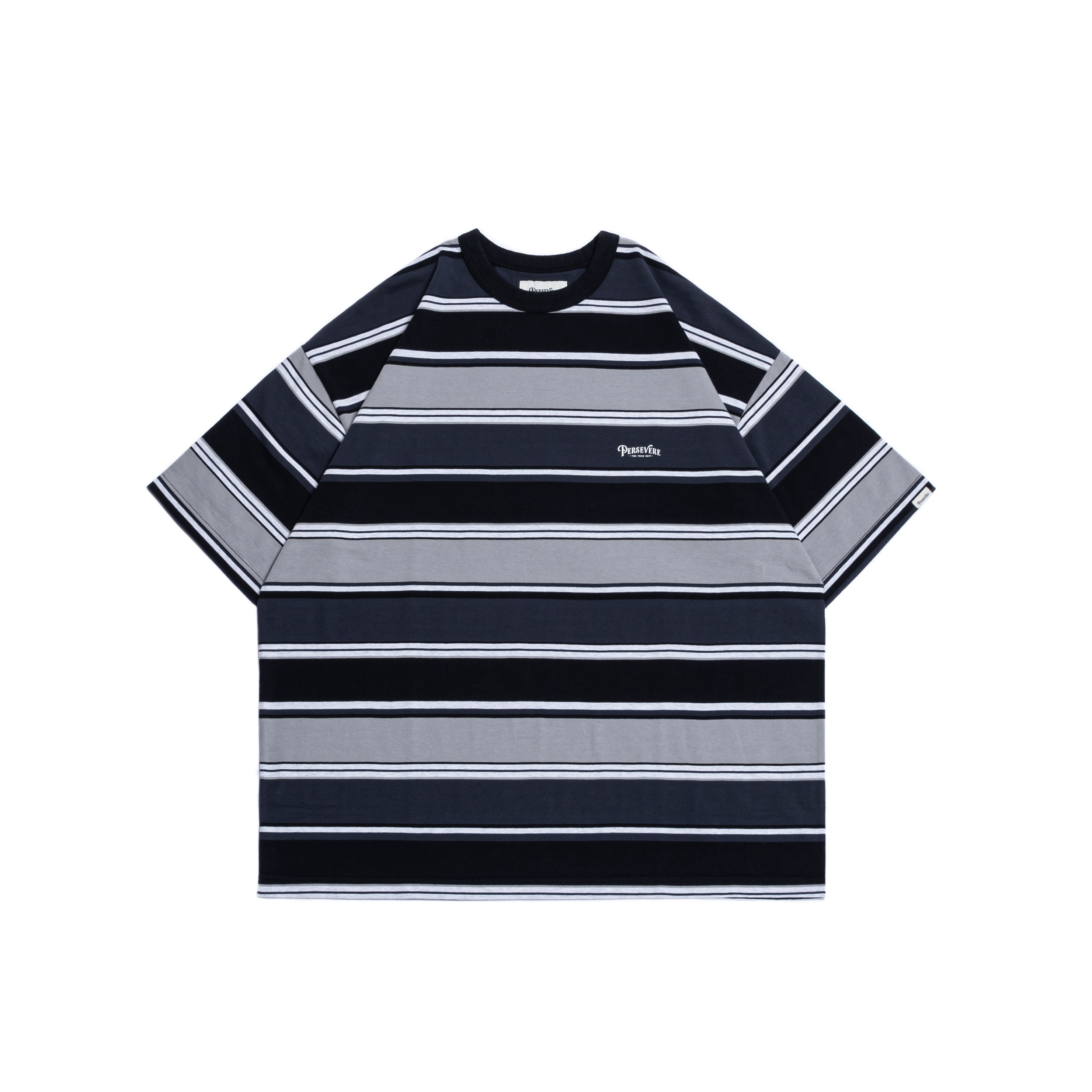 Persevere gradient stripe T-shirt