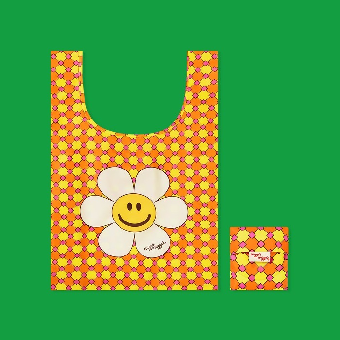 WIGGLE WIGGLE Picnic Bag -Retro Check Smile