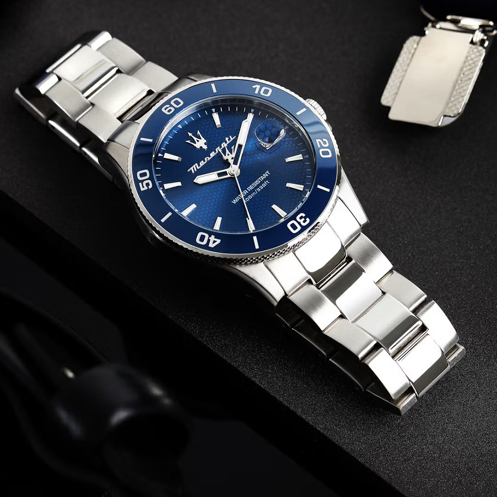 【Maserati 瑪莎拉蒂】Competizione賽道競馳系列 R8853100036 MIYOTA 星辰 機芯 夜光 石英 日期 腕錶