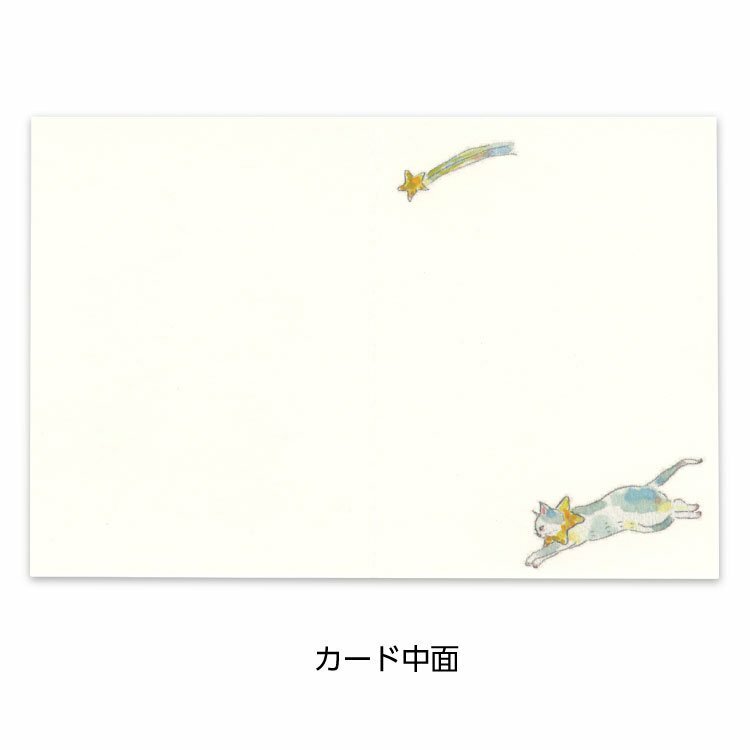 星星與貓 迷你卡片  トコロコムギ系列 ｜日本ACTIVE CORPORATION