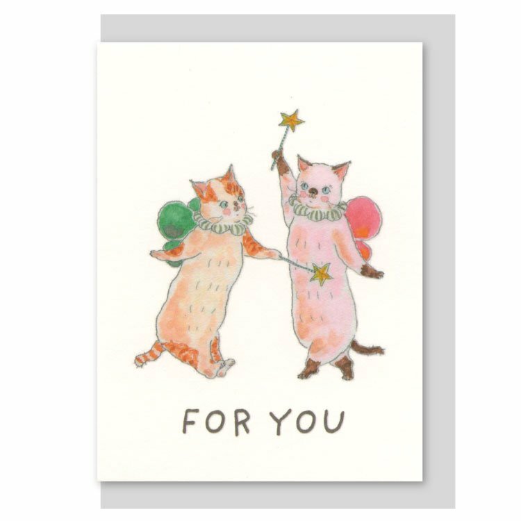 星星與貓 迷你卡片  トコロコムギ系列 ｜日本ACTIVE CORPORATION