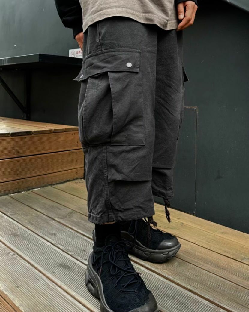 淨色工裝短褲 P2883