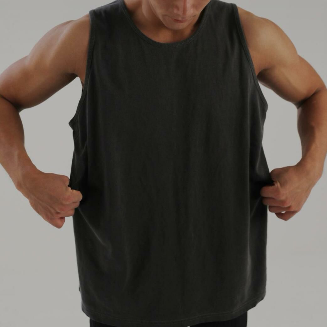 洗水淨色背心 V1072