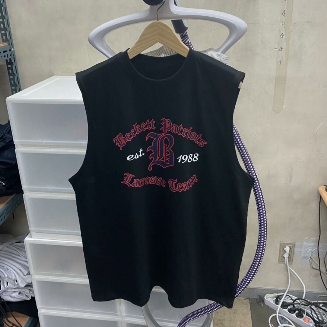 OverSize英文字背心 V1080