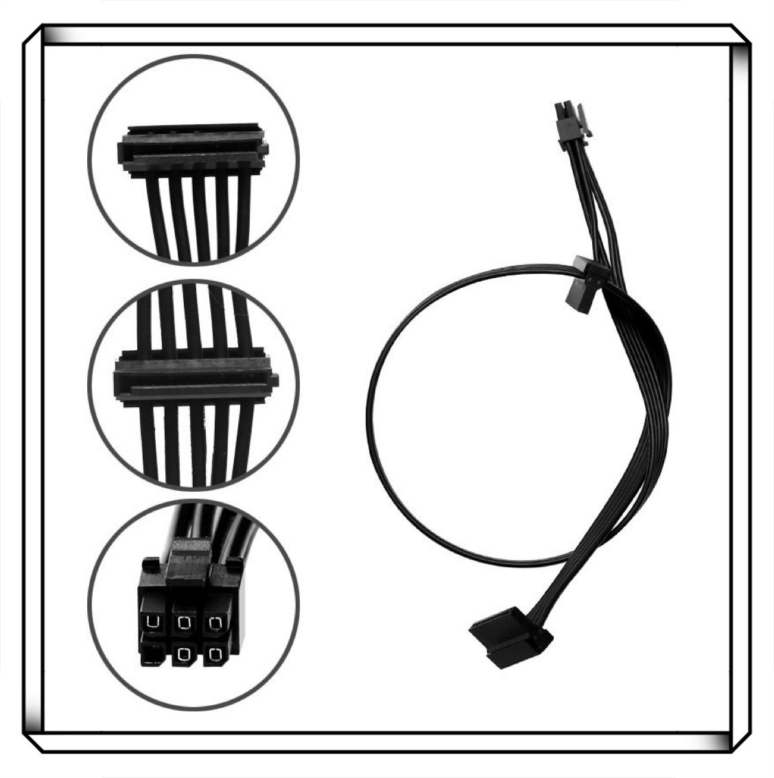 Dell 3668 3650 3660 3268 3670 3667 電源 主機板 小6P SATA 電源線 反折