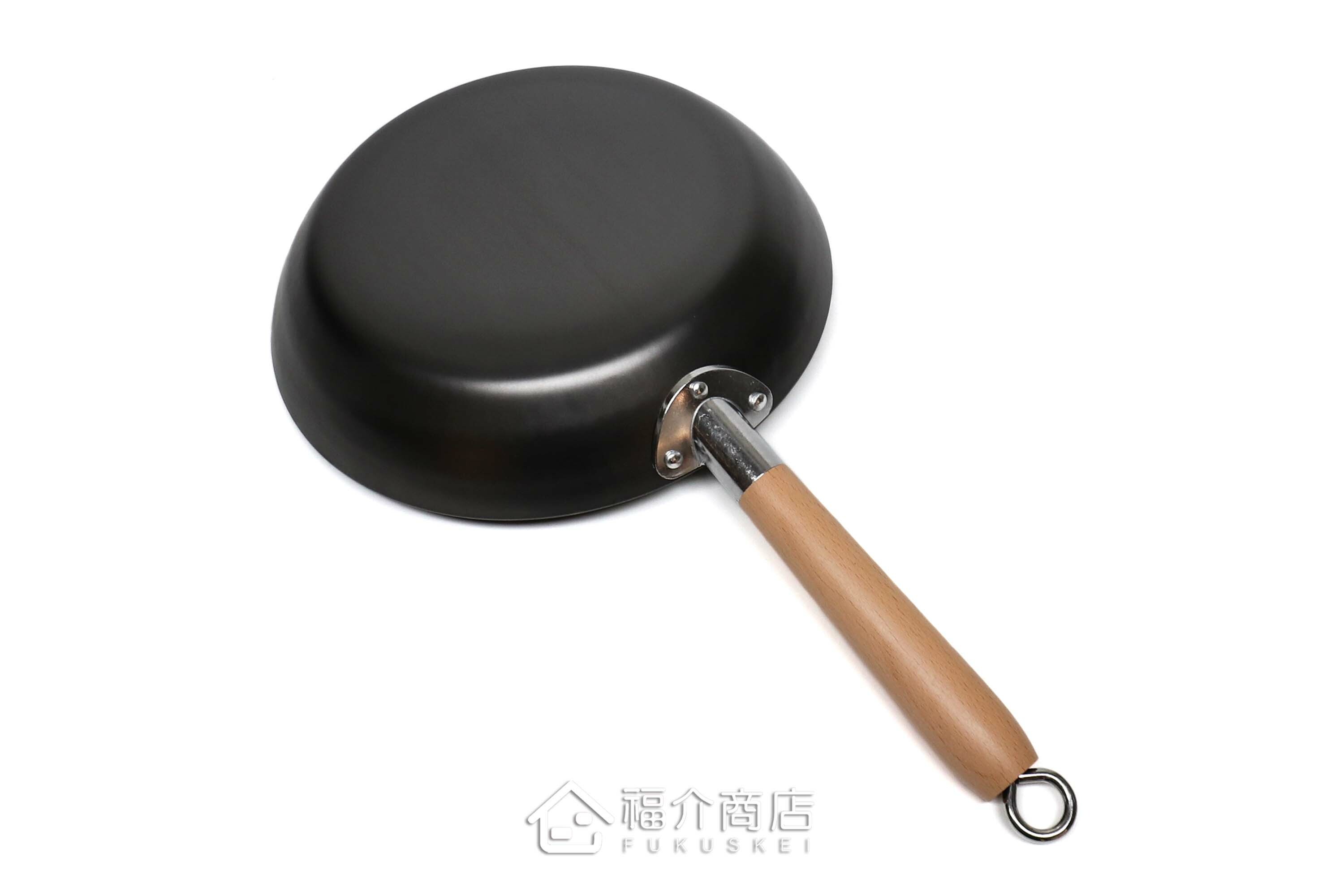 日本鐵製的木柄平底鍋