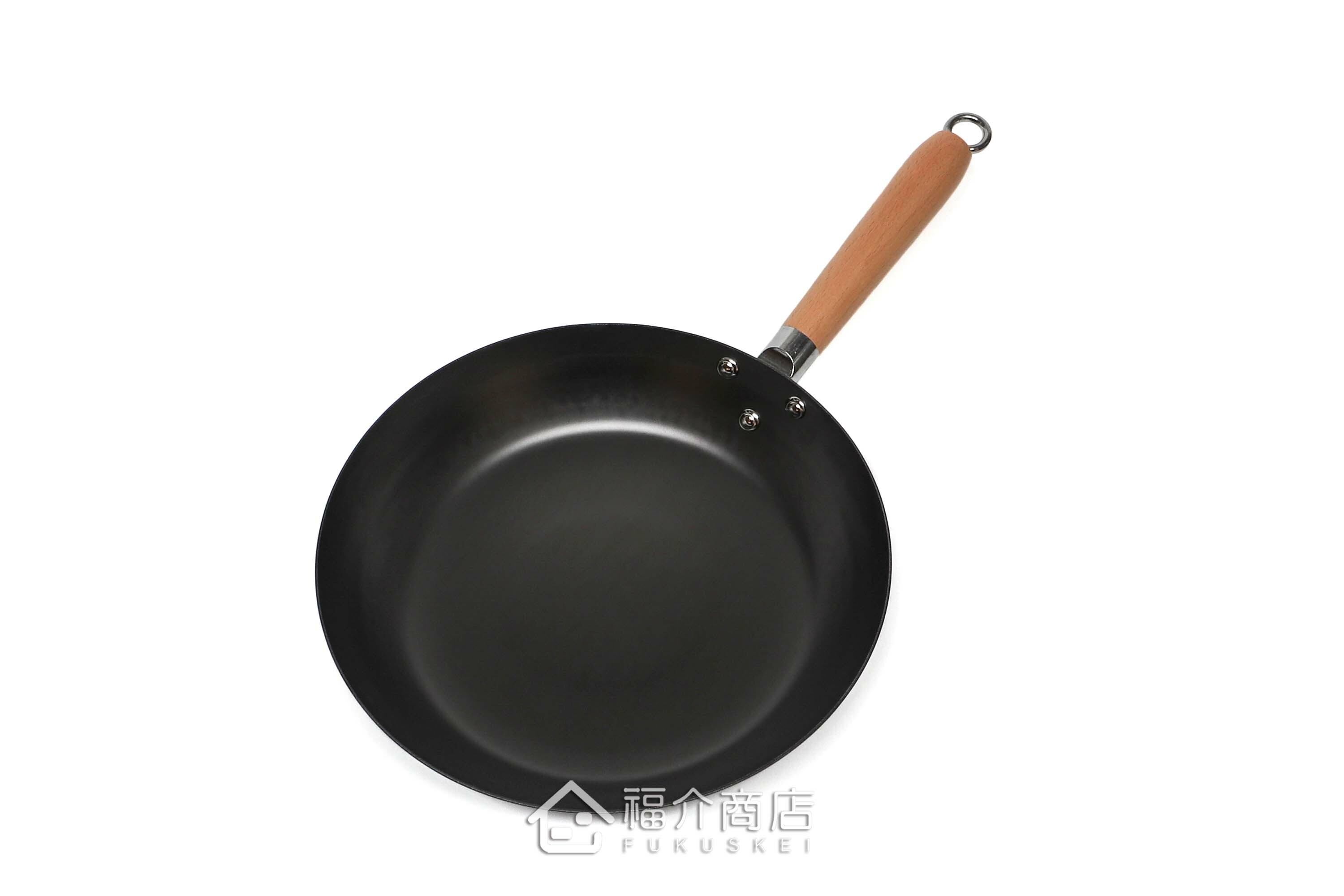 日本鐵製的木柄平底鍋