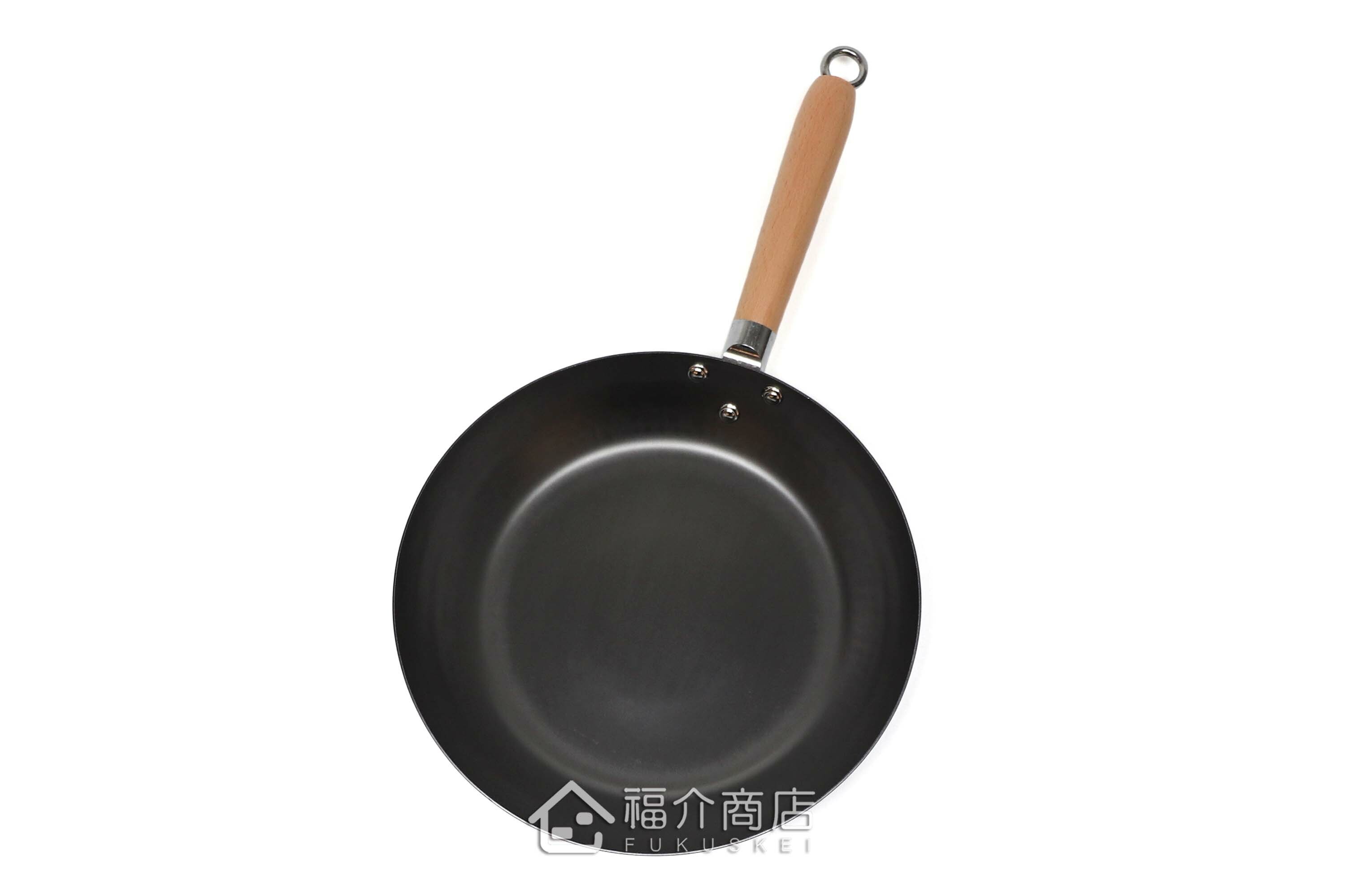 日本鐵製的木柄平底鍋