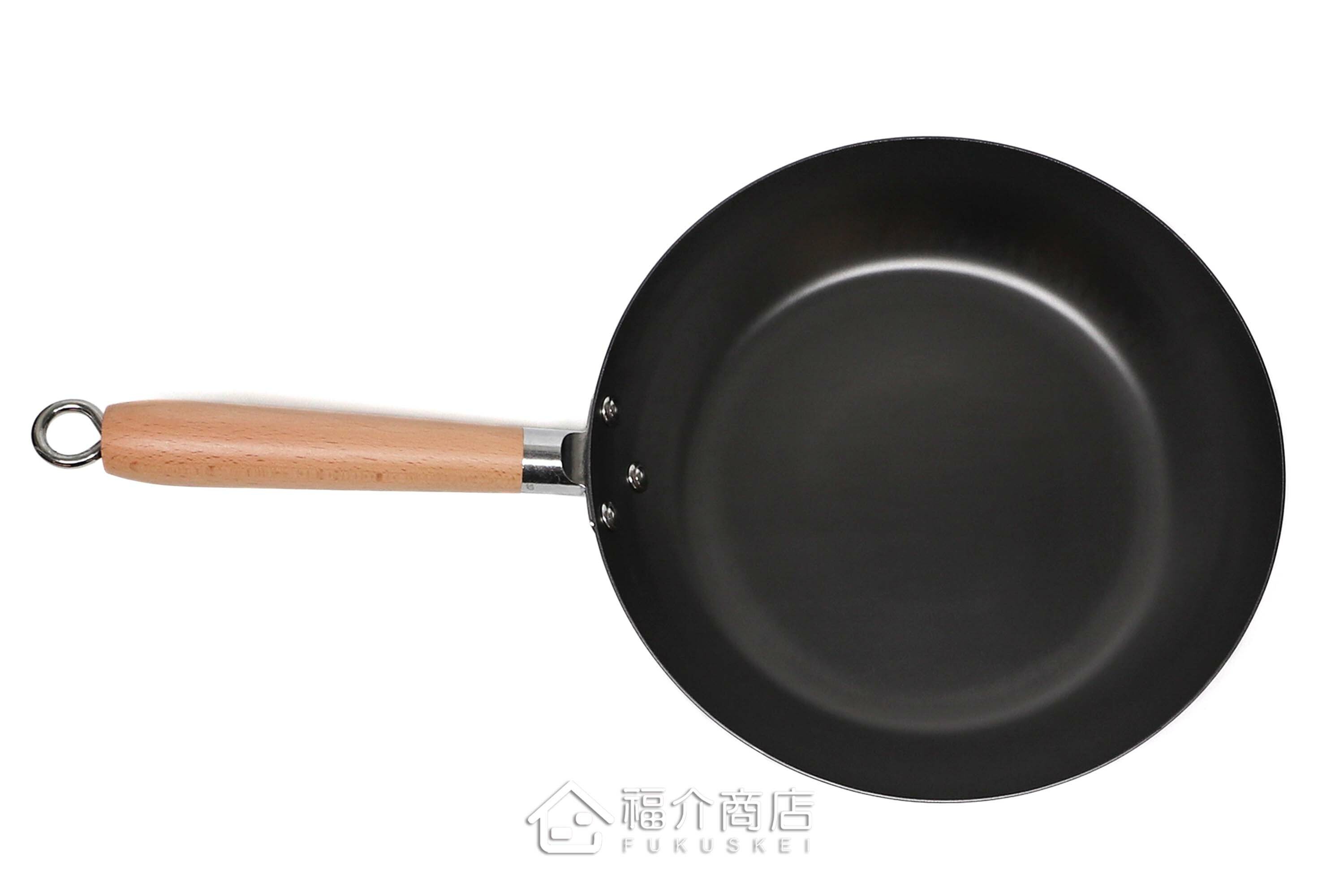 日本鐵製的木柄平底鍋