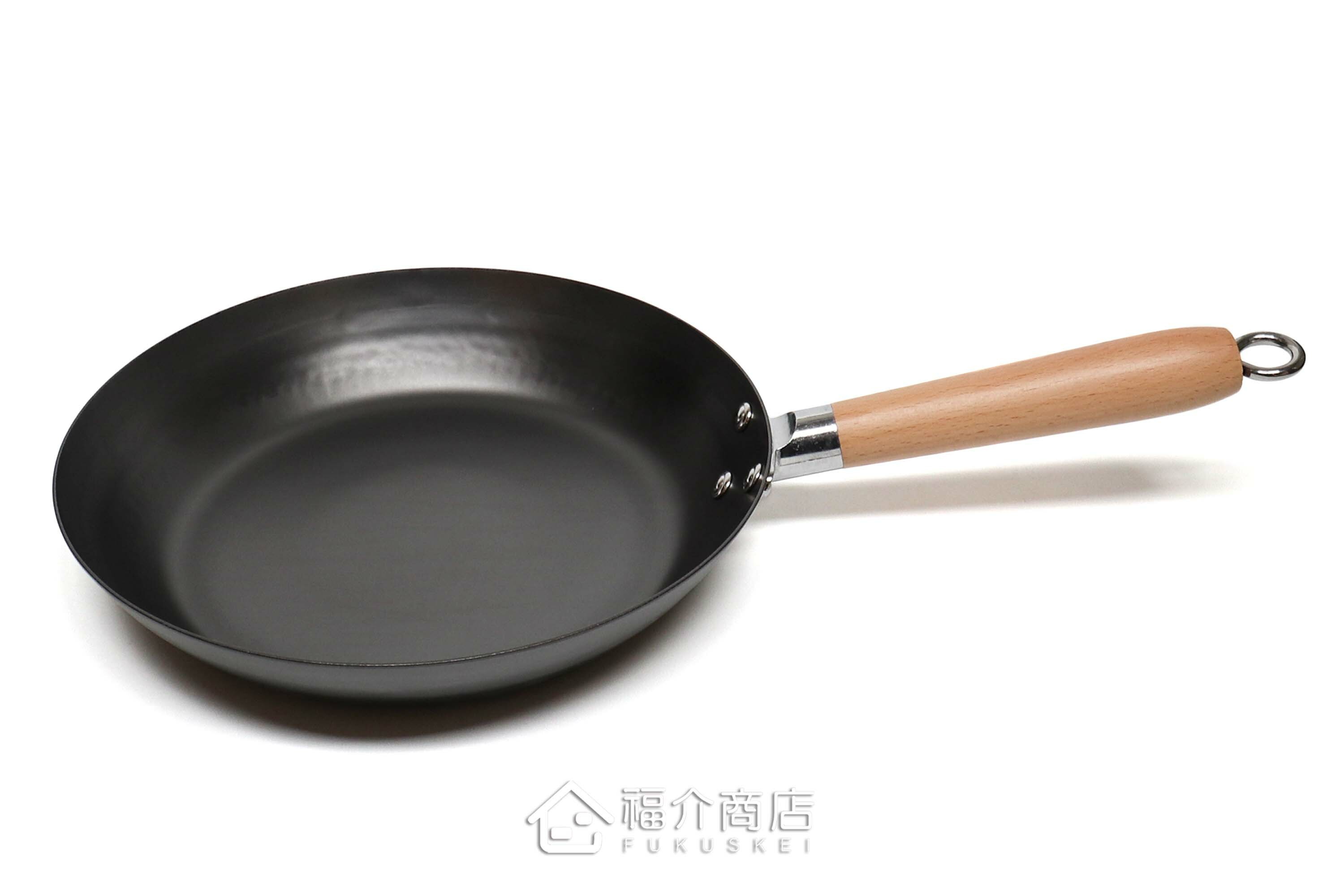 日本鐵製的木柄平底鍋