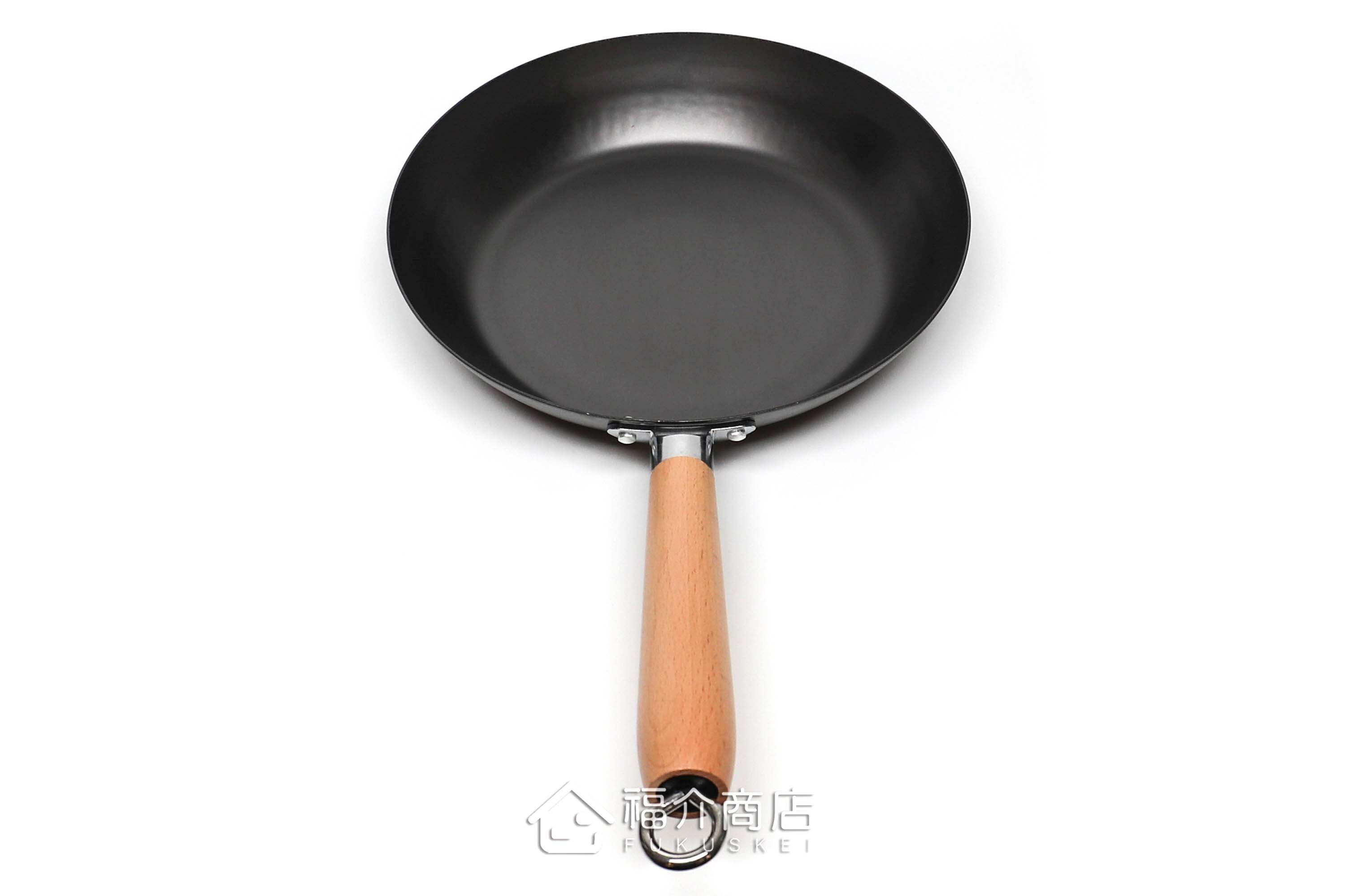 日本鐵製的木柄平底鍋