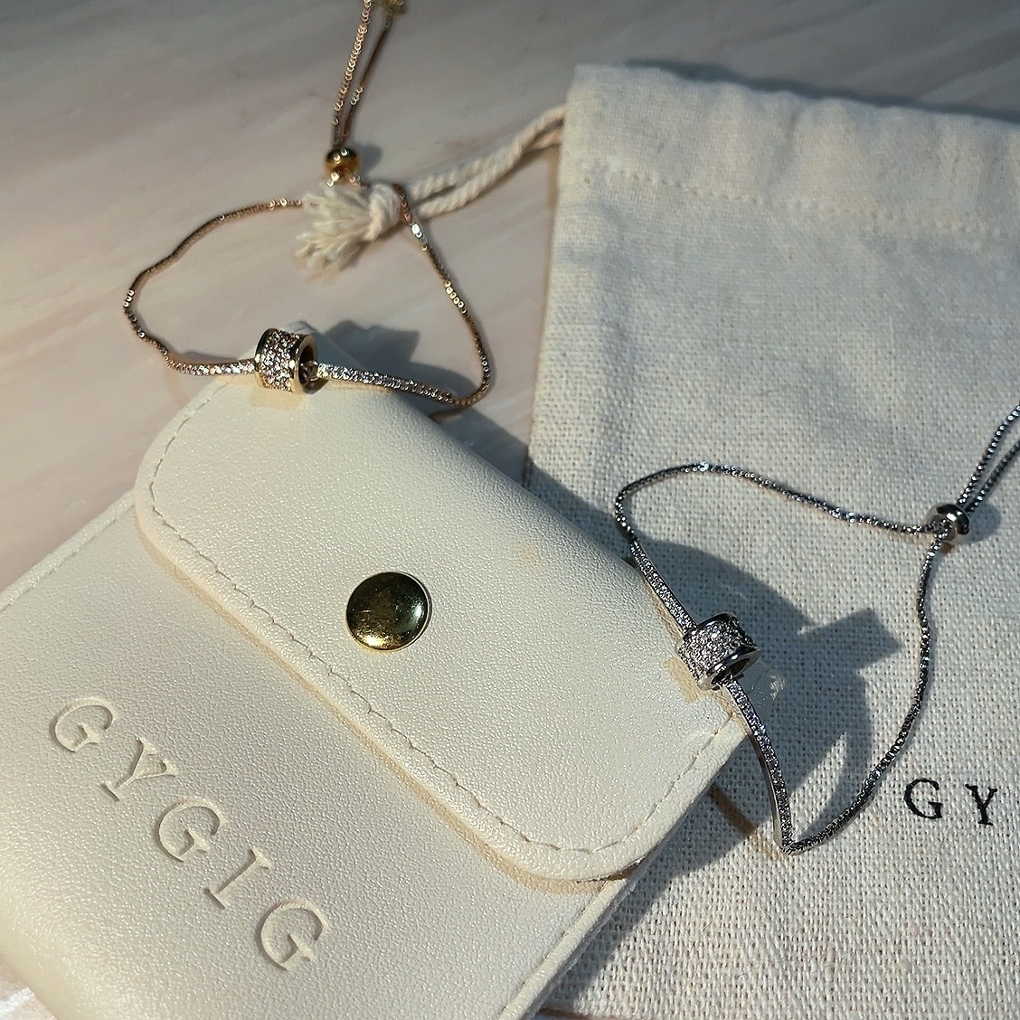 18k經典水鑽小蠻腰 鑽條定製抽拉手鍊