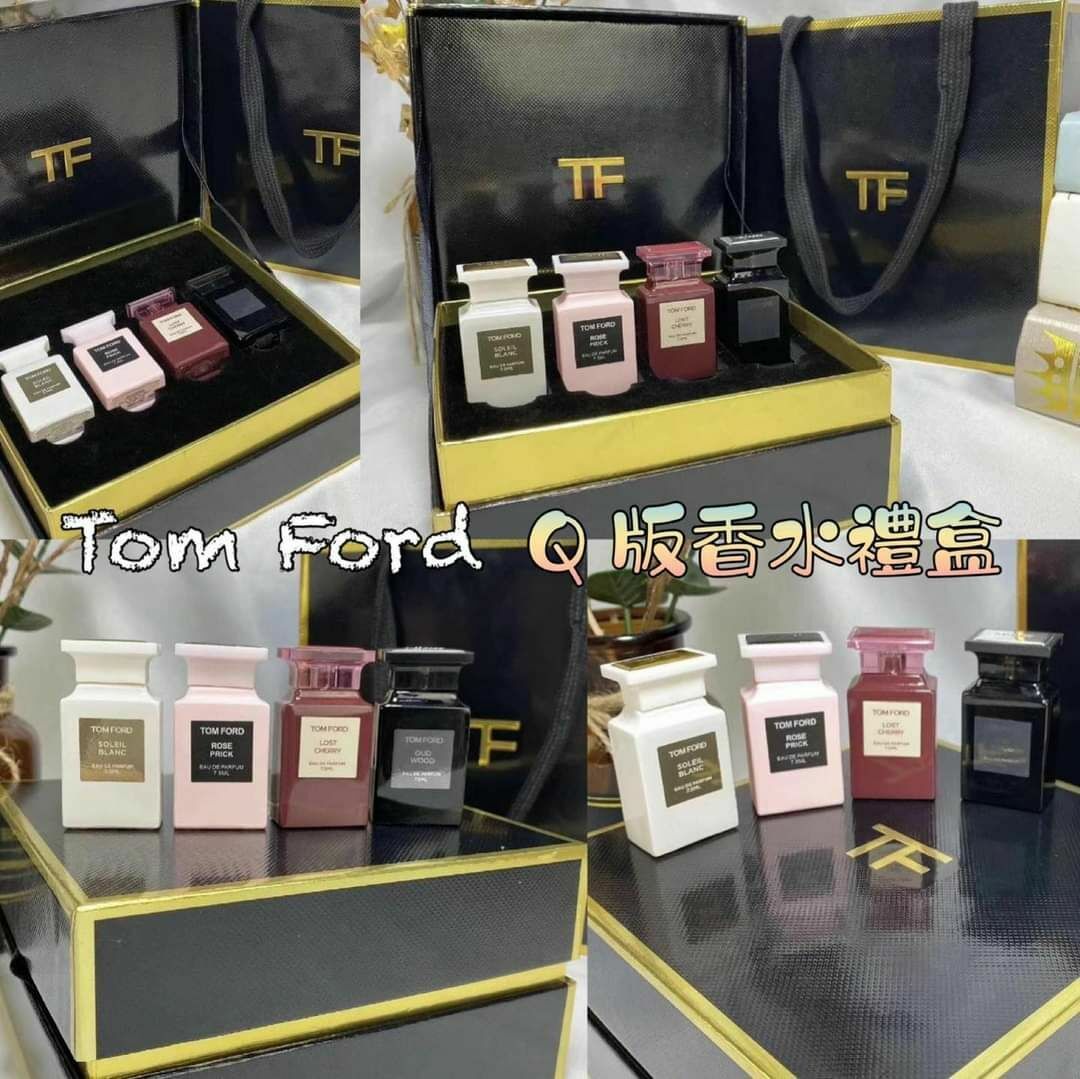 Tom Ford Q版香水四件禮盒 (7.5mL x 4)