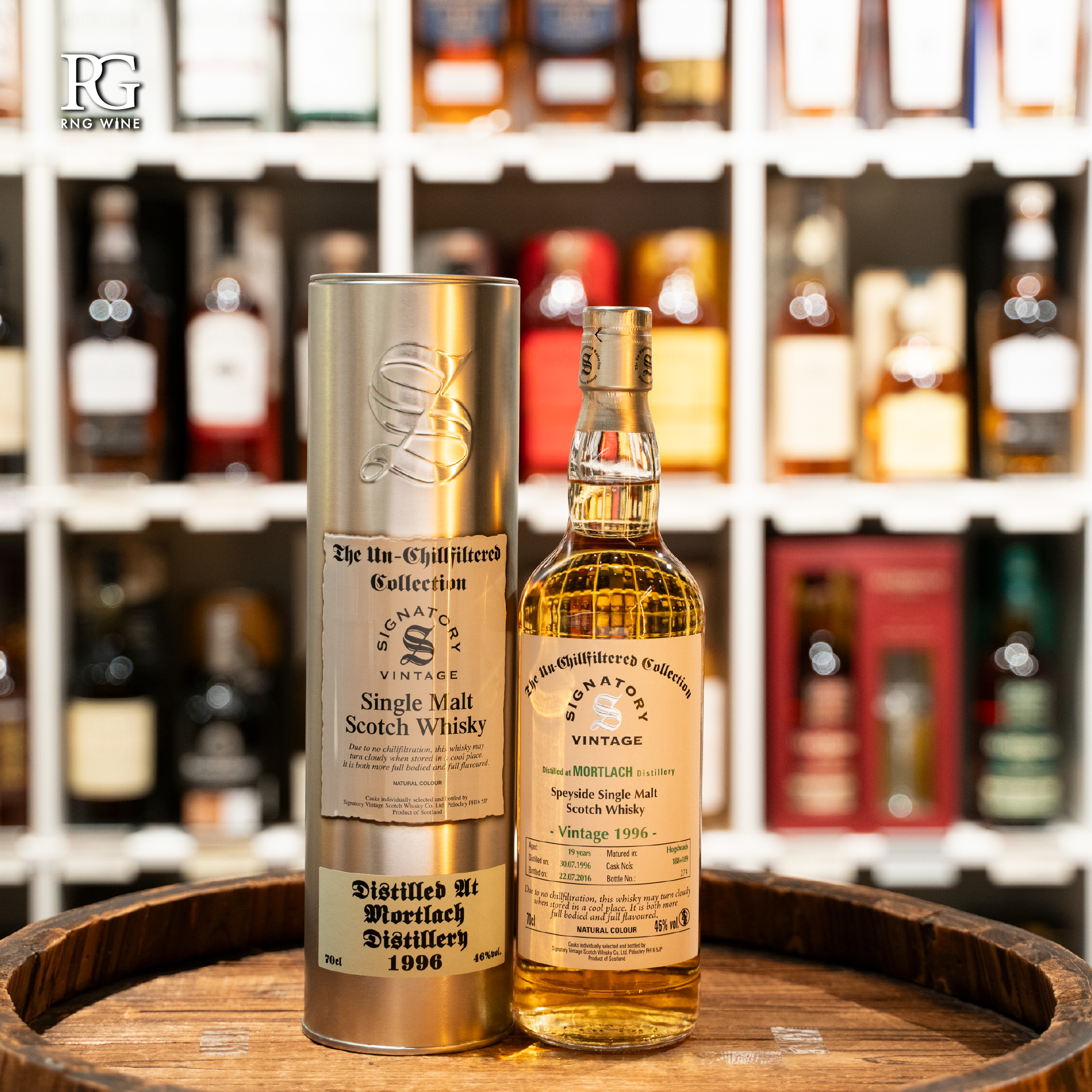 Signatory Vintage Mortlach 1996 19 Year Old Speyside Single Malt Scotch Whisky