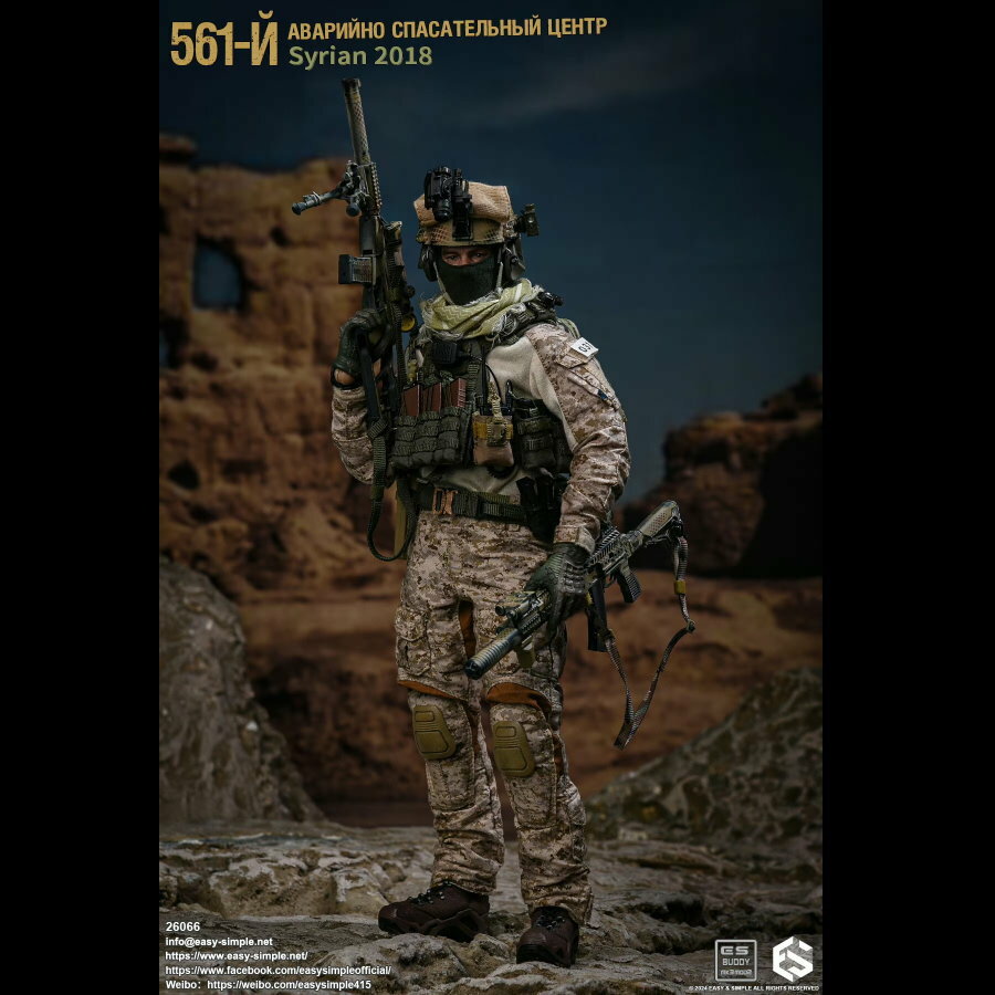 [訂金] Easy&Simple : 1/6 26066 - 561st Emergency Rescue Center (ASC) Syrian 2018