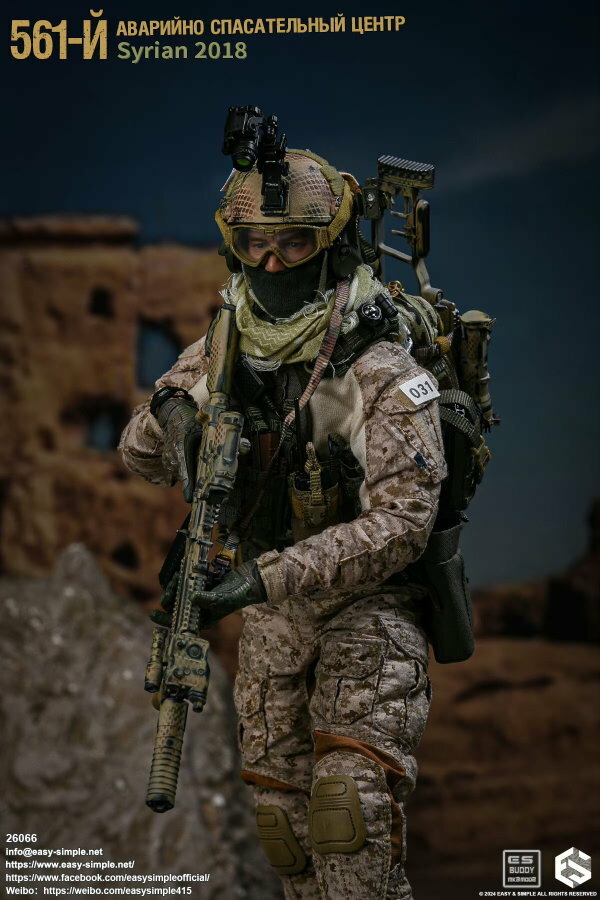 [訂金] Easy&Simple : 1/6 26066 - 561st Emergency Rescue Center (ASC) Syrian 2018