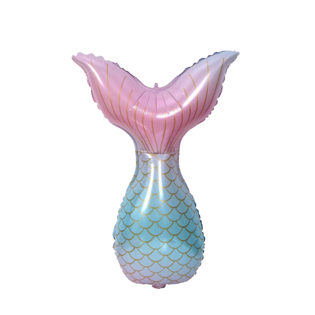造型鋁箔丨美人魚漸層魚尾