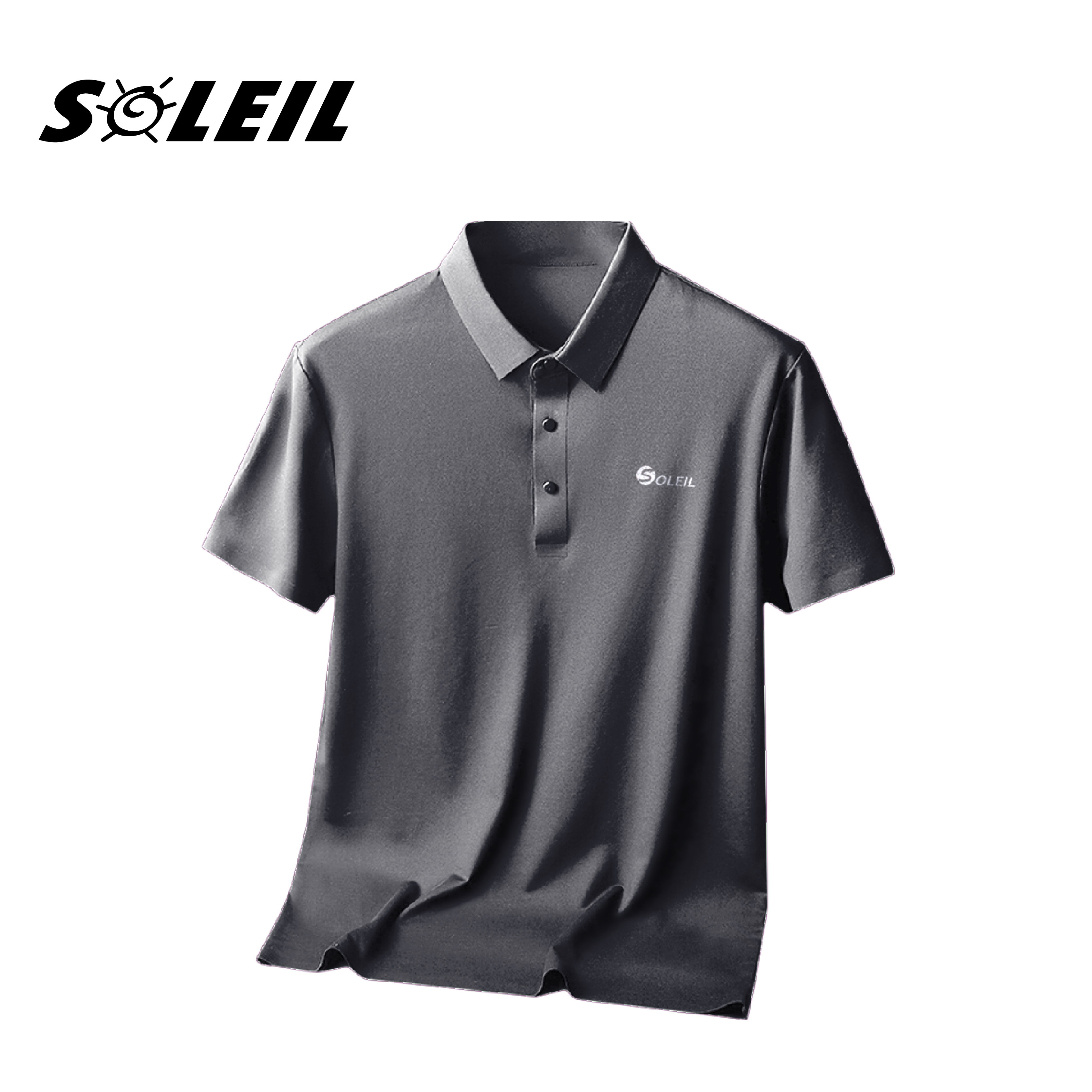SOLEIL 時尚透氣莫代爾POLO衫 男款 (2色) 10SL806A