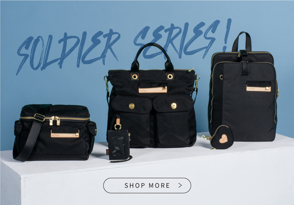 satana Soldier 趣淘愛心零錢包-亮黑色 SOS3190-711 看更多商品